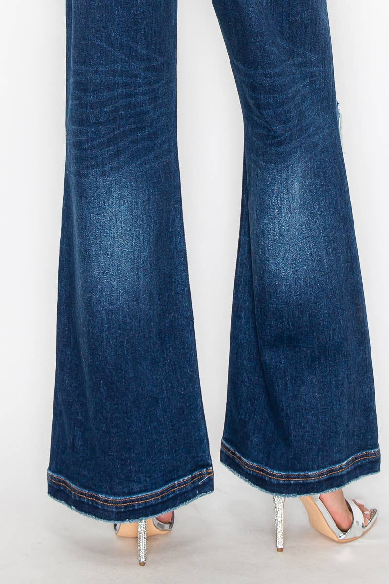 H.RISE RELAXED FLARE DARK
