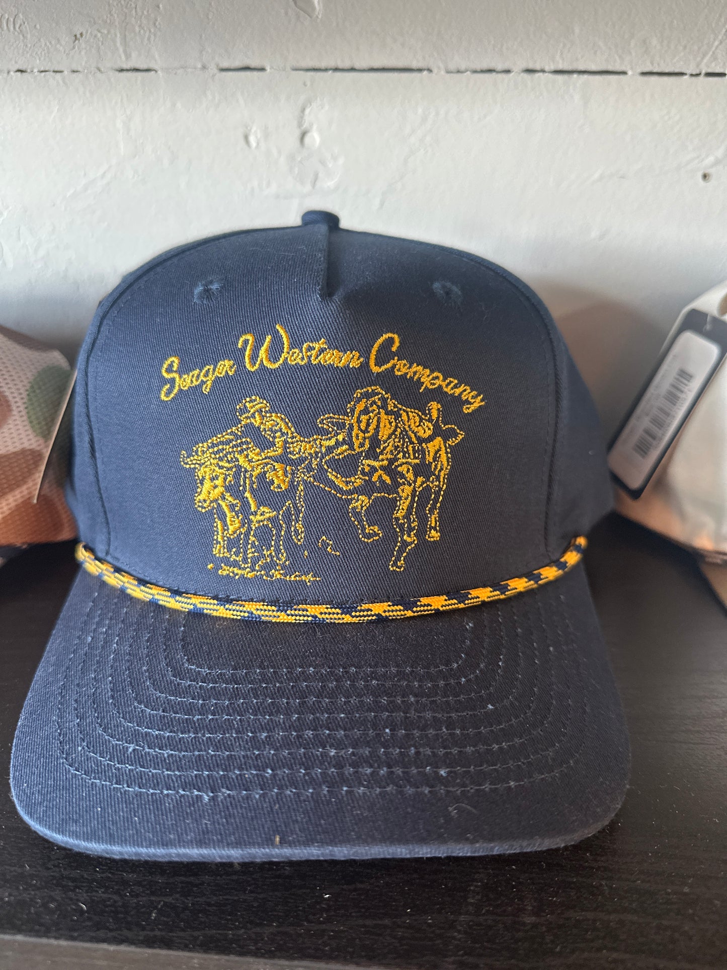 Seager Los Rios Canvas Navy Snapback