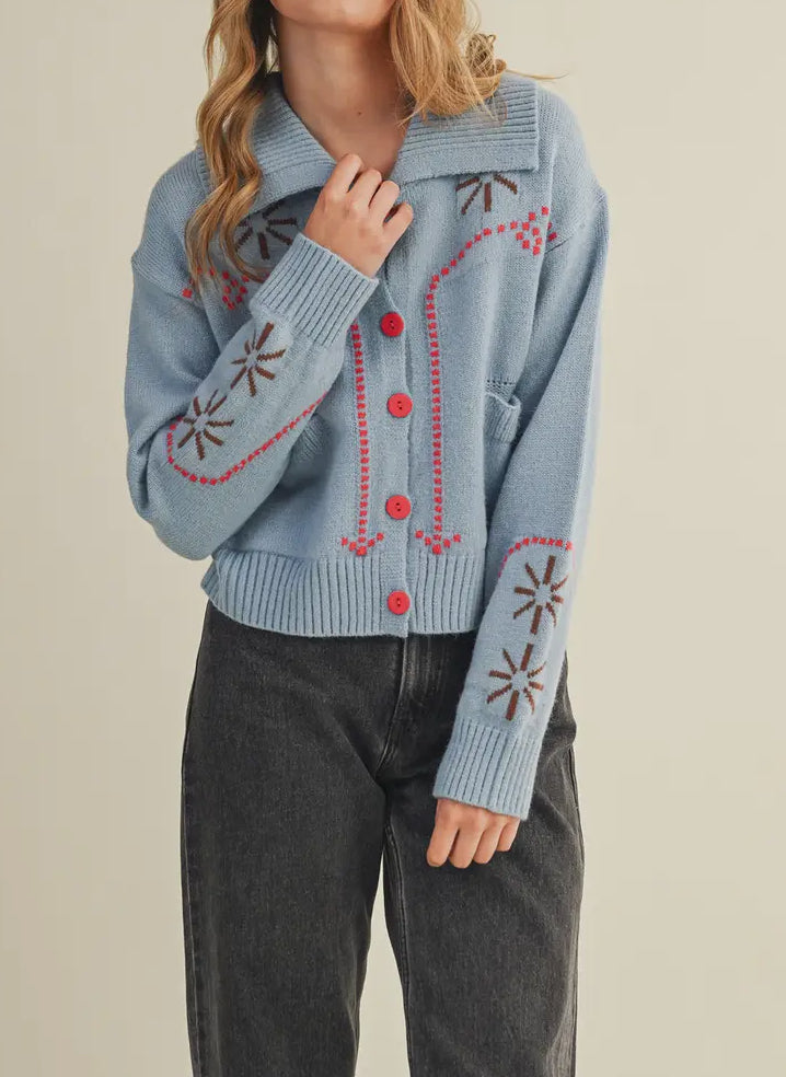 Western Sweater Cardigan