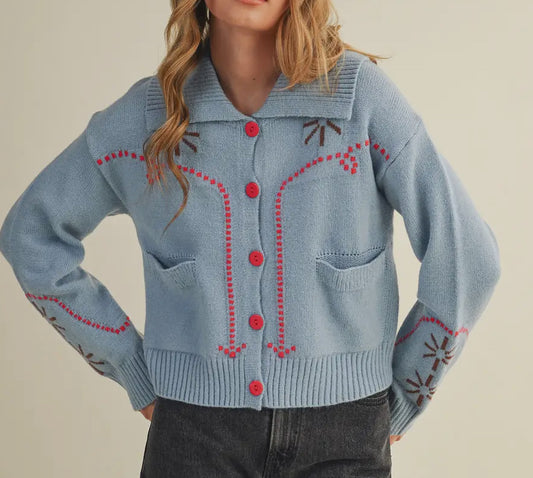 Western Sweater Cardigan