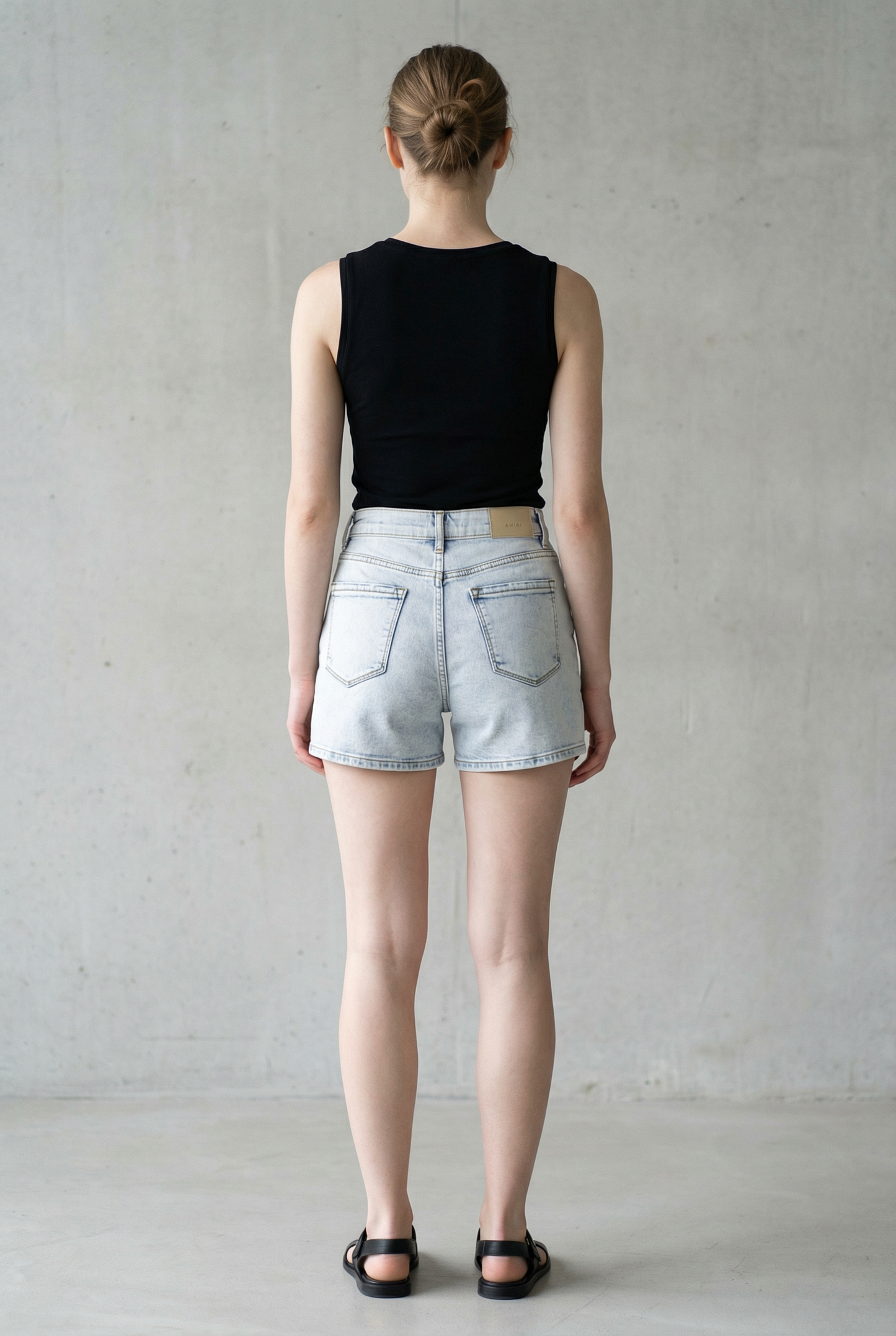 HYBRID STYLE High Rise Midi Shorts