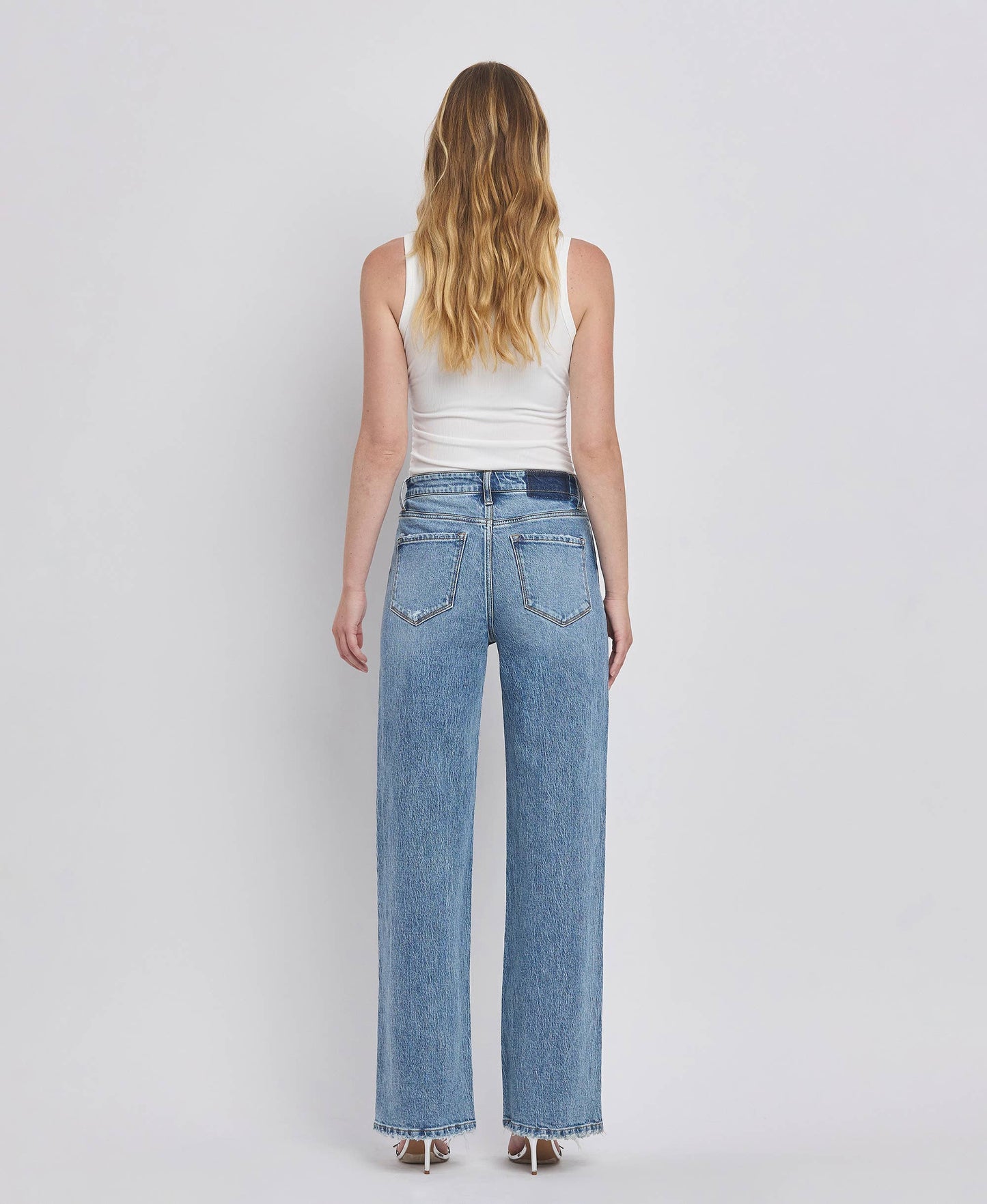 90'S LEAPING WATER WIDE JEANS