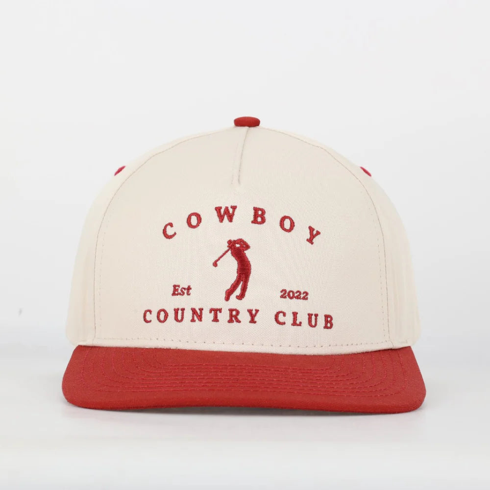 Golfer Two Tone Red Hat