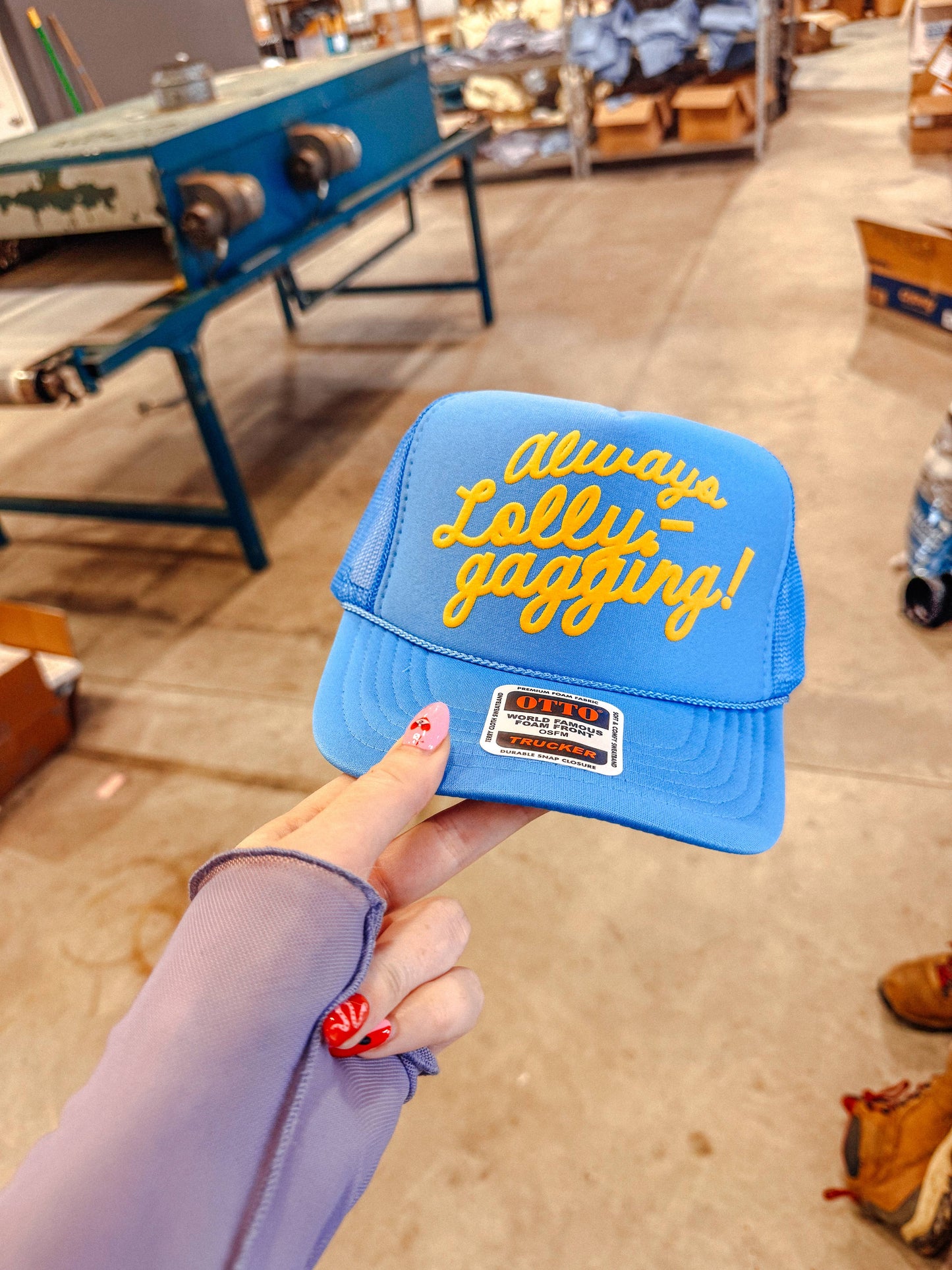 Always Lollygagging, PUFF Trucker Hat