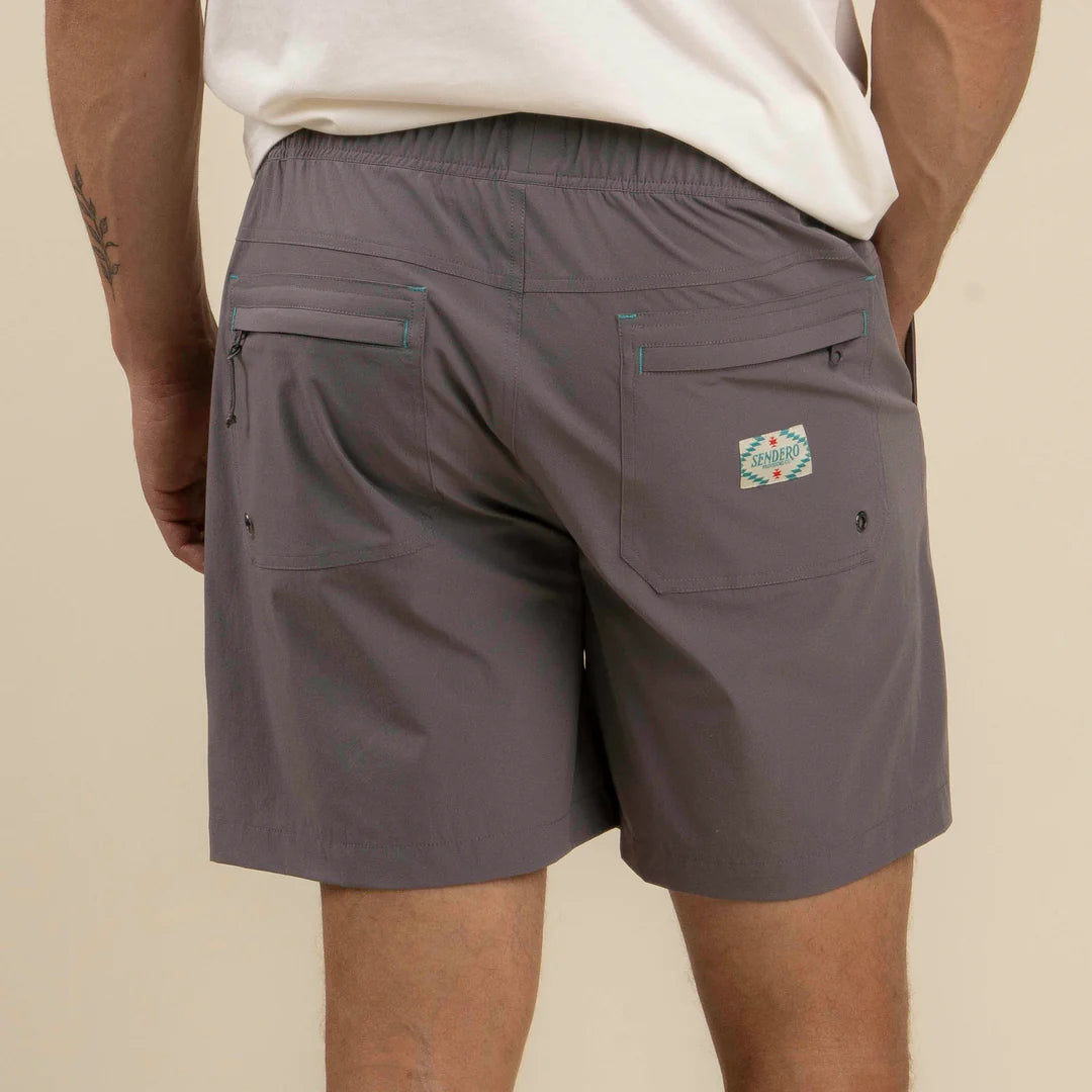 Bajada Hybrid Shorts Dusty Plum