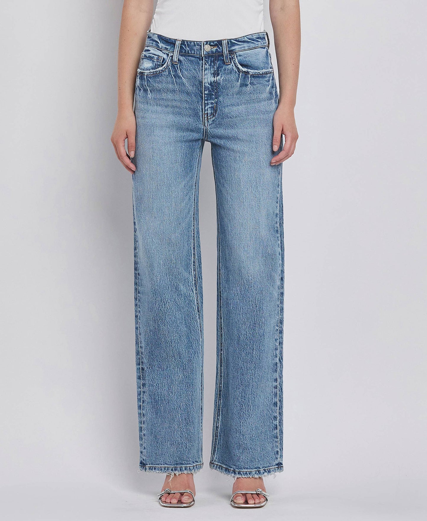 90'S LEAPING WATER WIDE JEANS