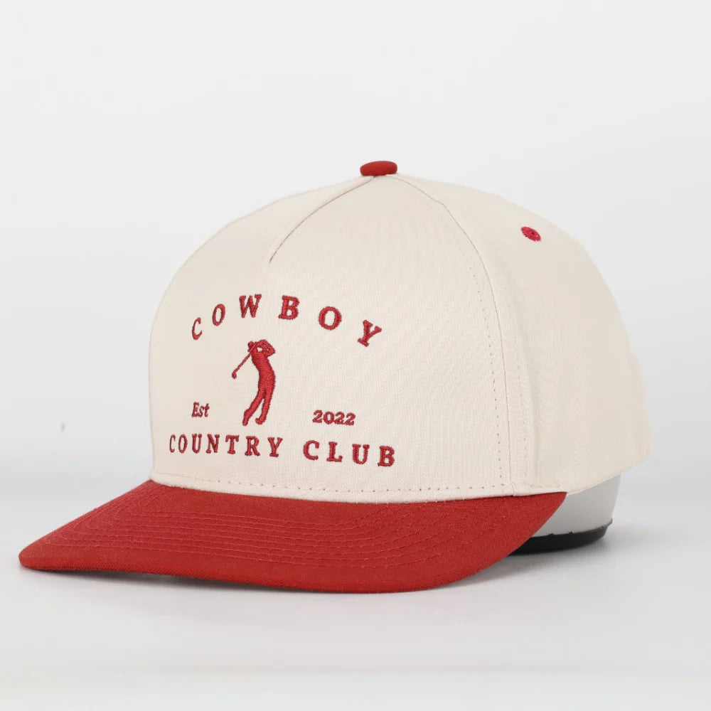 Golfer Two Tone Red Hat