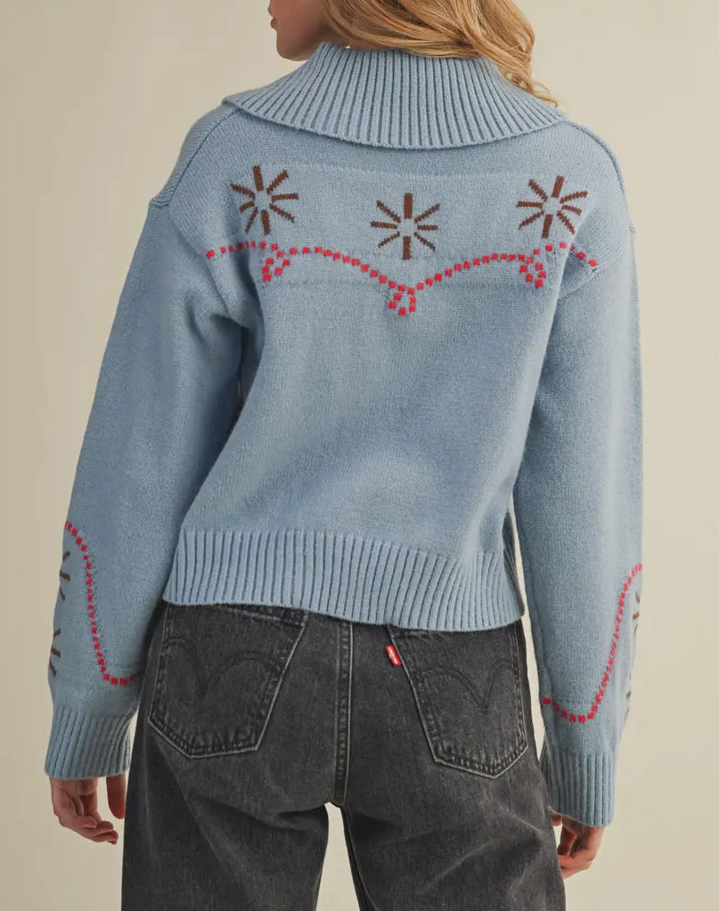 Western Sweater Cardigan