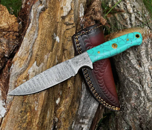 Forged Damascus Hunting knife TK-016