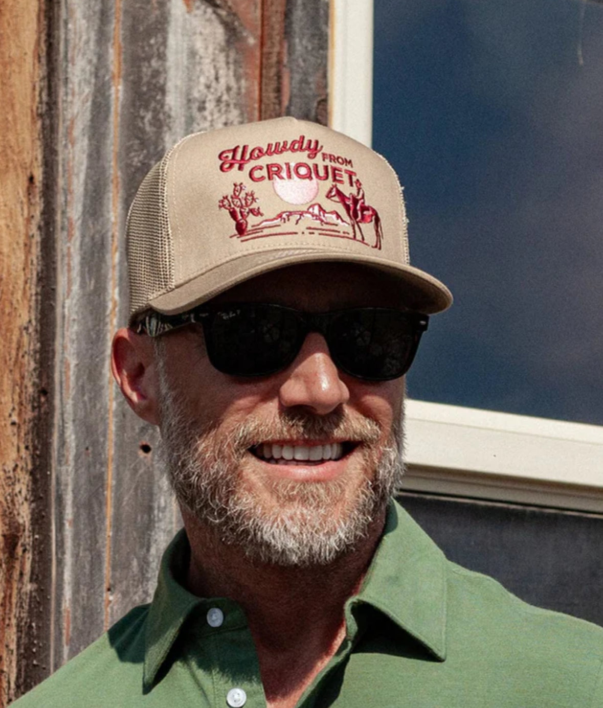 “Howdy From Criquet” Tan Hat
