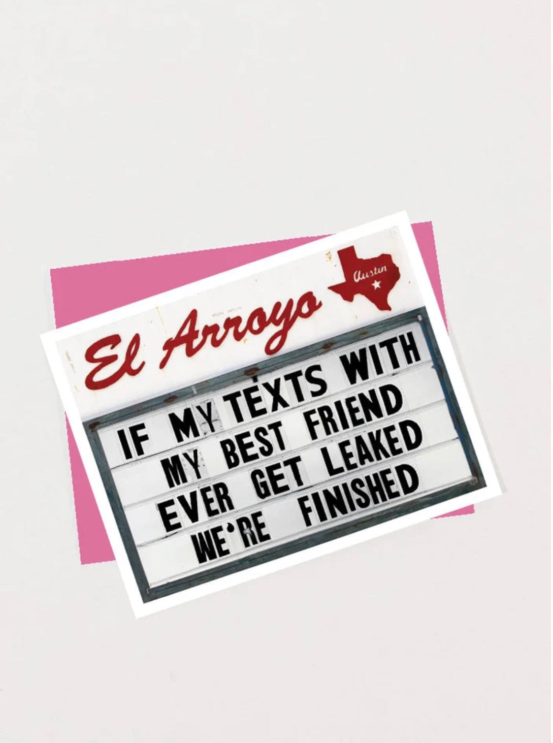 We’re Finished Greeting Card