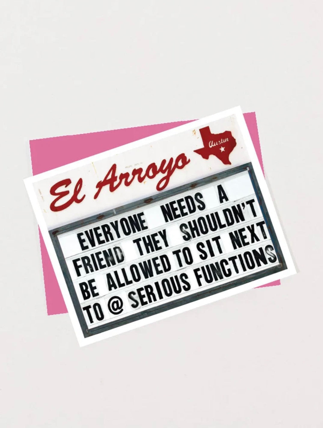 Serious Functions Greeting Card