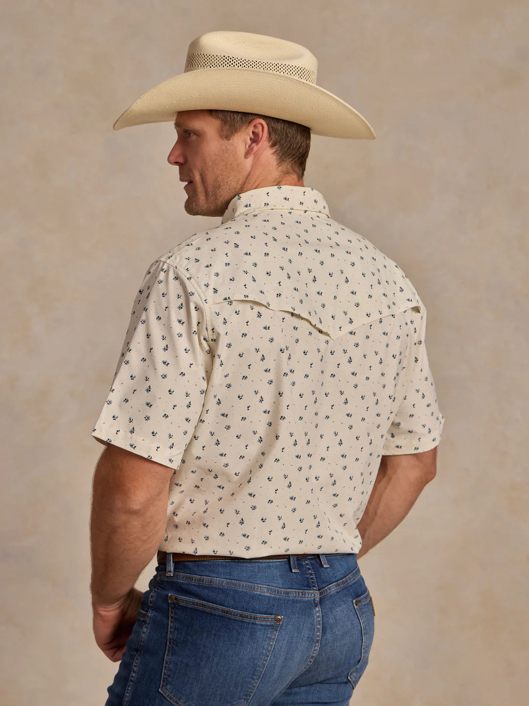 Rambler Pearl Snap Burnet SS