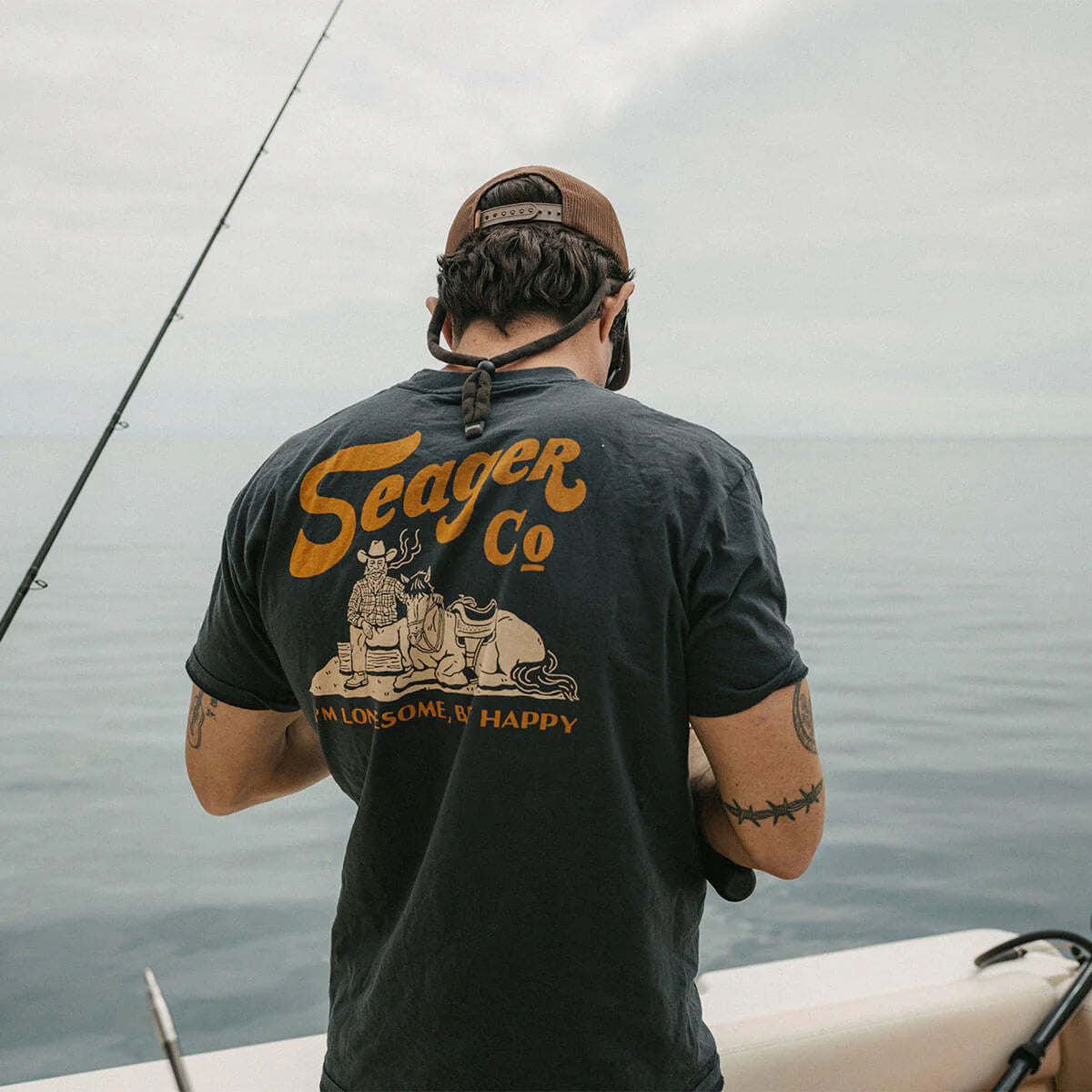 Seager Lonesome Tee (Black)