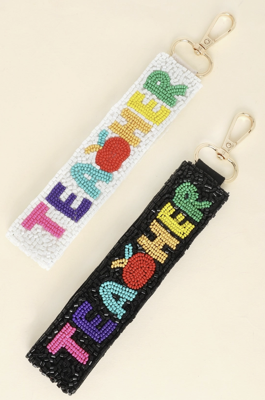 Teacher Wristlet Keychain