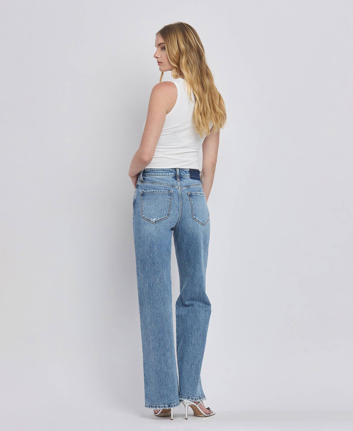 90'S LEAPING WATER WIDE JEANS