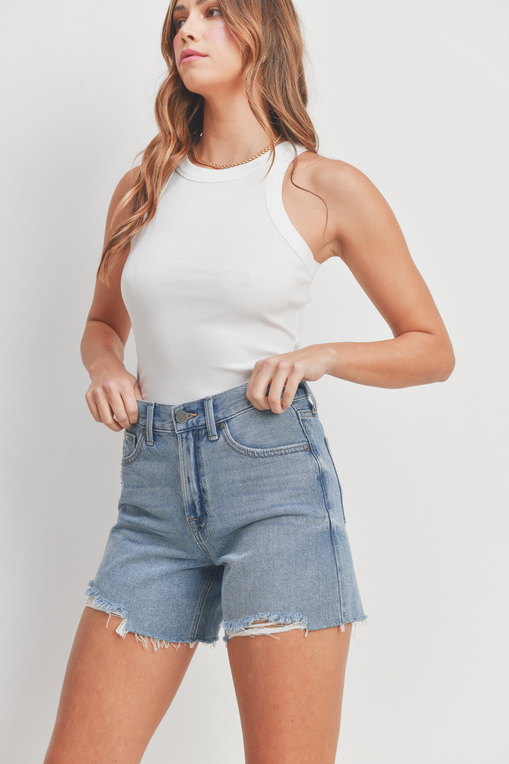 JBD Boyfriend Short High rise