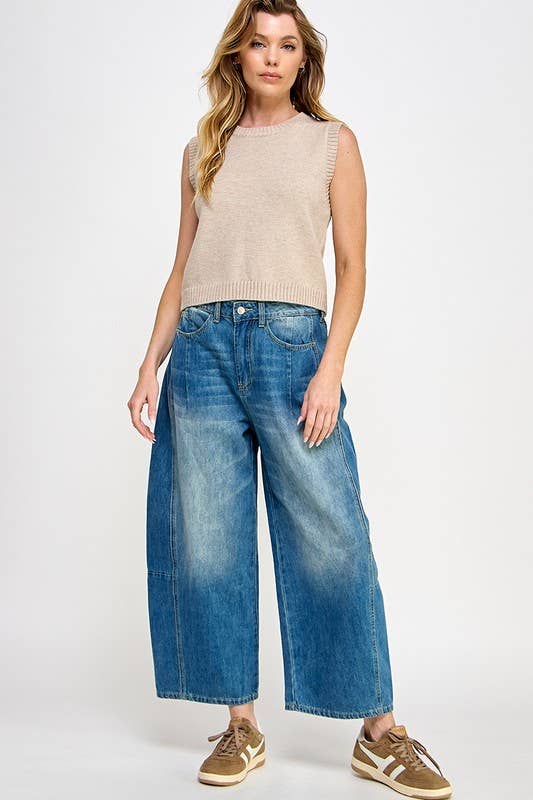 Taupe Sleeveless Knit Top