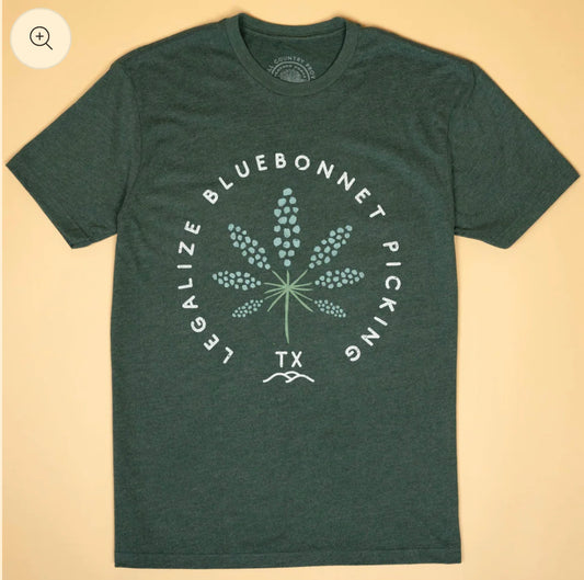 Legalize Bluebonnet Picking Tshirt