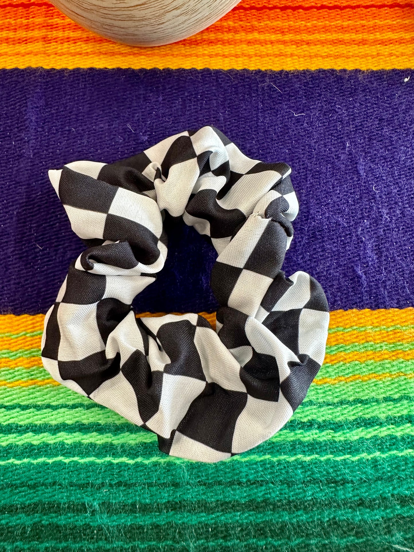 Checkered Scrunchies