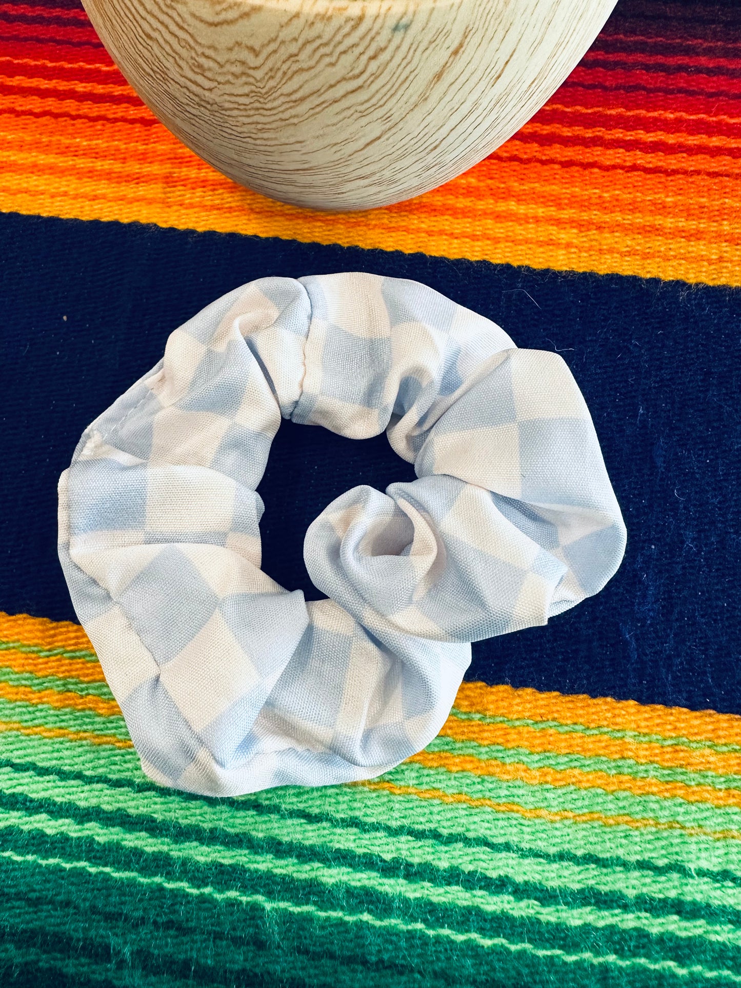 Checkered Scrunchies