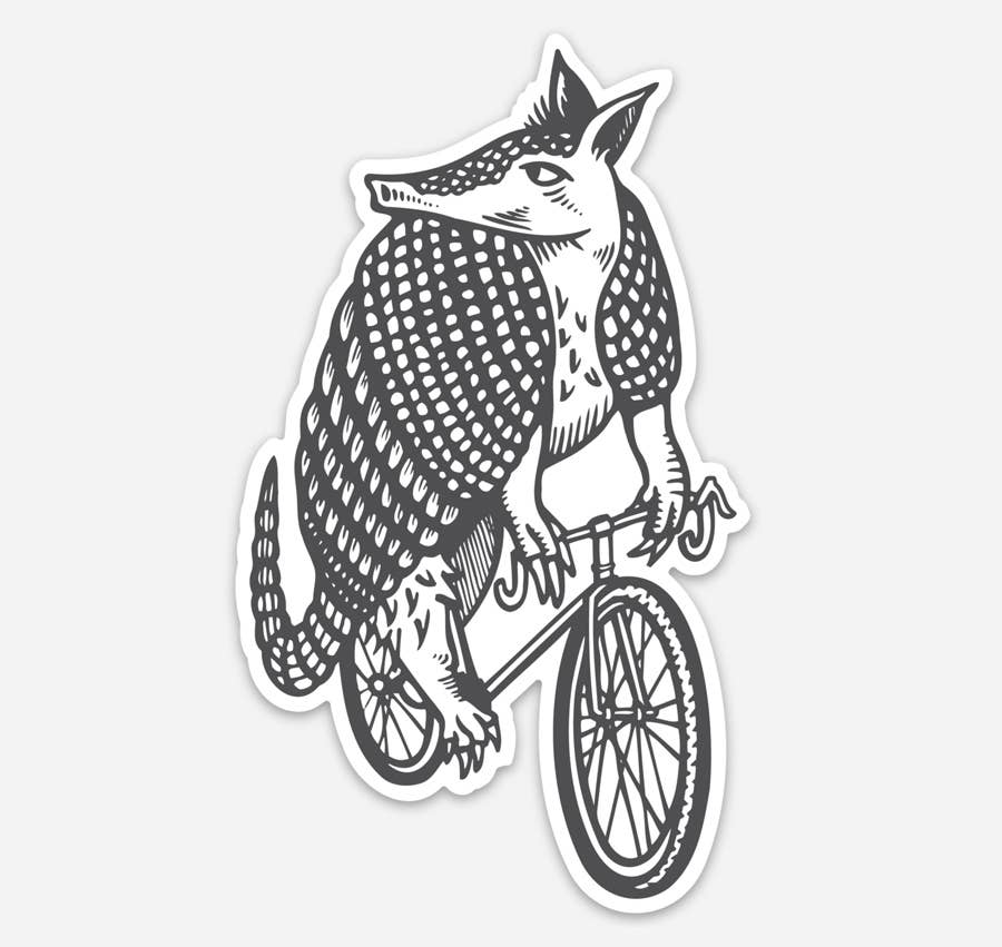 9 BANDED BIKER STICKER