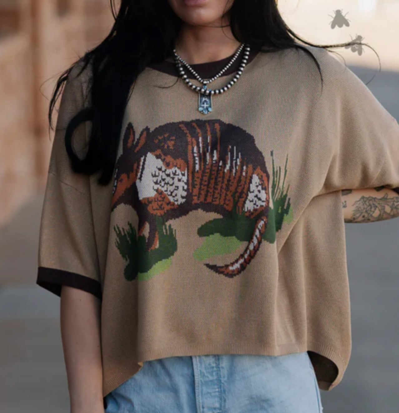 Dusty Dillo Knit Sweater