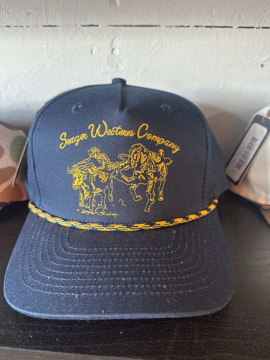 Seager Los Rios Canvas Navy Snapback