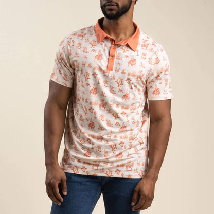 High Noon Performance Polo: Bronc Rider