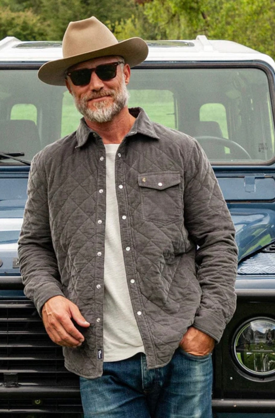 Criquet Corduroy Quilted Shacket