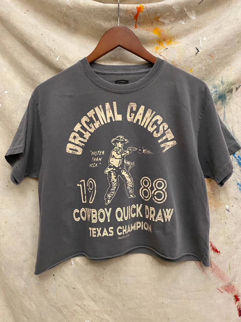 Original Gangsta Relaxed Crop Tee