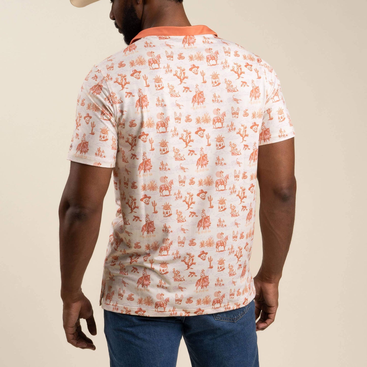 High Noon Performance Polo: Bronc Rider