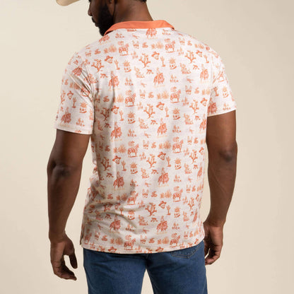 High Noon Performance Polo: Bronc Rider