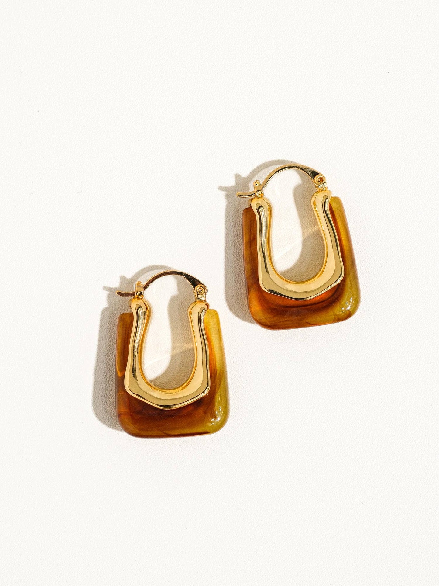 Talia 18K NonTarnish Boho Hoop-Red