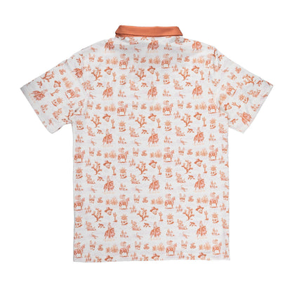 High Noon Performance Polo: Bronc Rider