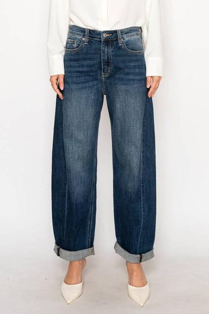 Relaxed Tapered HR Barrel Jeans