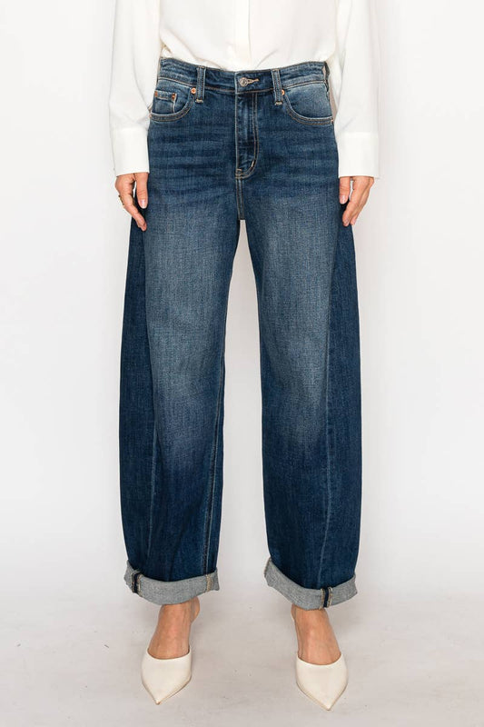 Relaxed Tapered HR Barrel Jeans