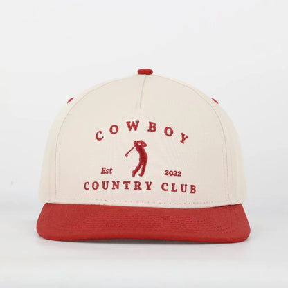 Golfer Two Tone Red Hat