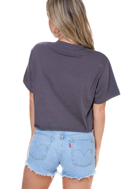 Play Somethin' Country Crop Tee (INK)