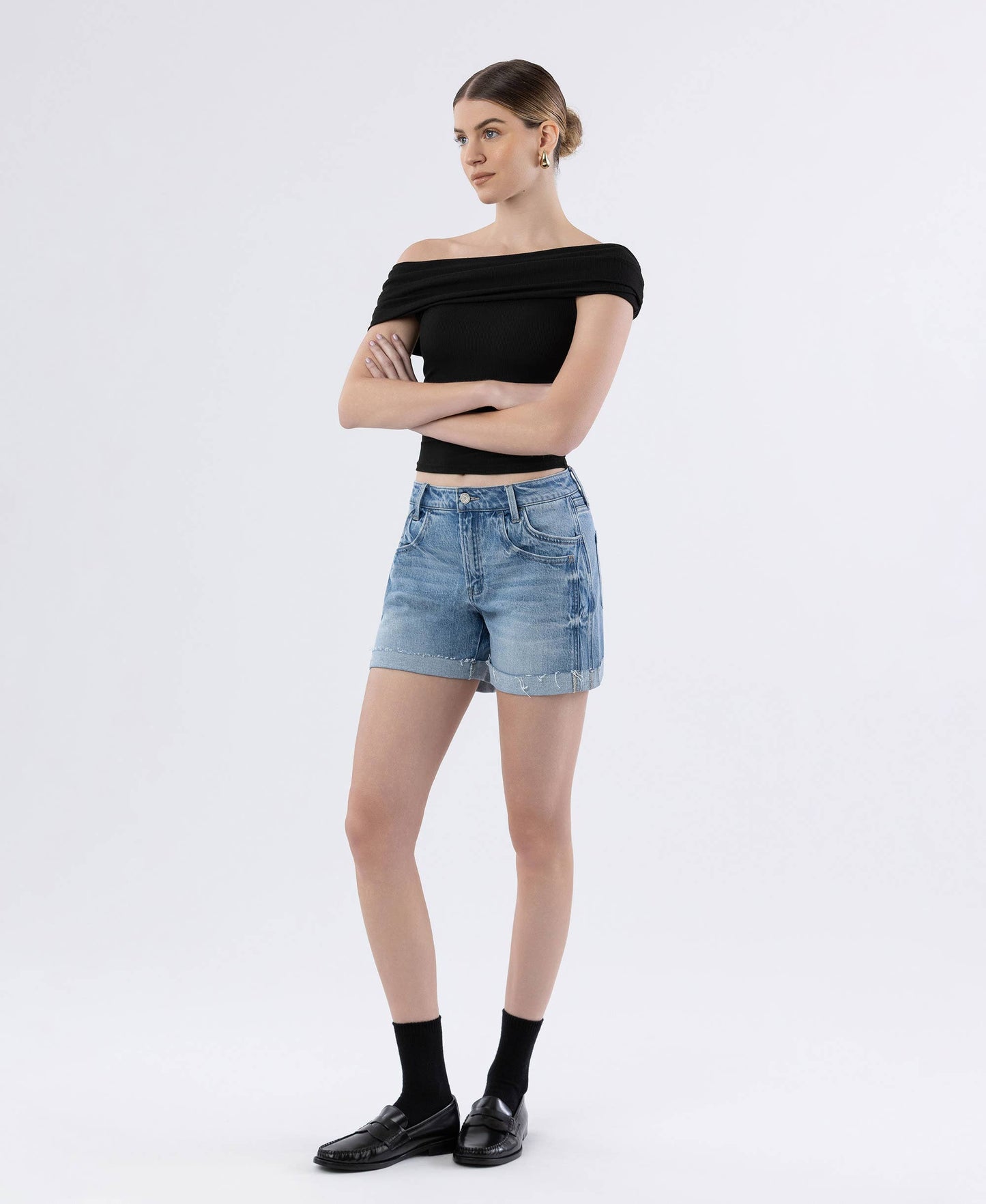 Vervet Rebecca HR Cuff Shorts