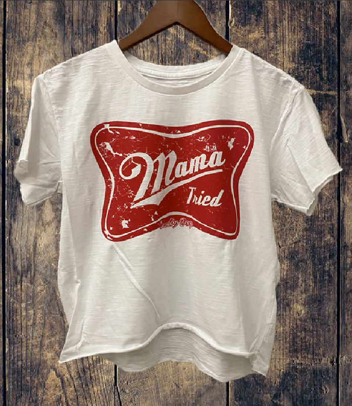 Mama Tried Cropped Tee