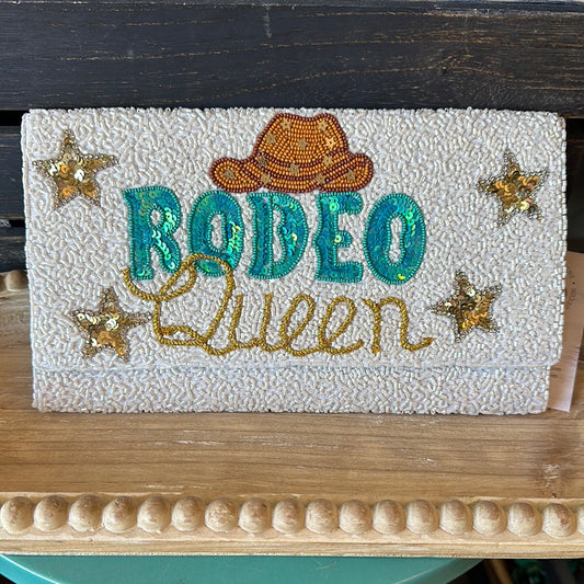 Rodeo Queen Beaded Clutch