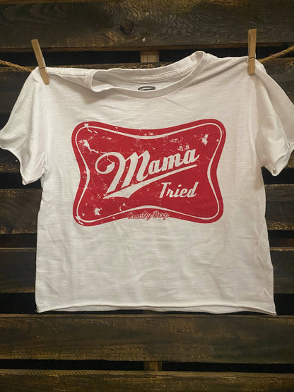 Mama Tried Cropped Tee