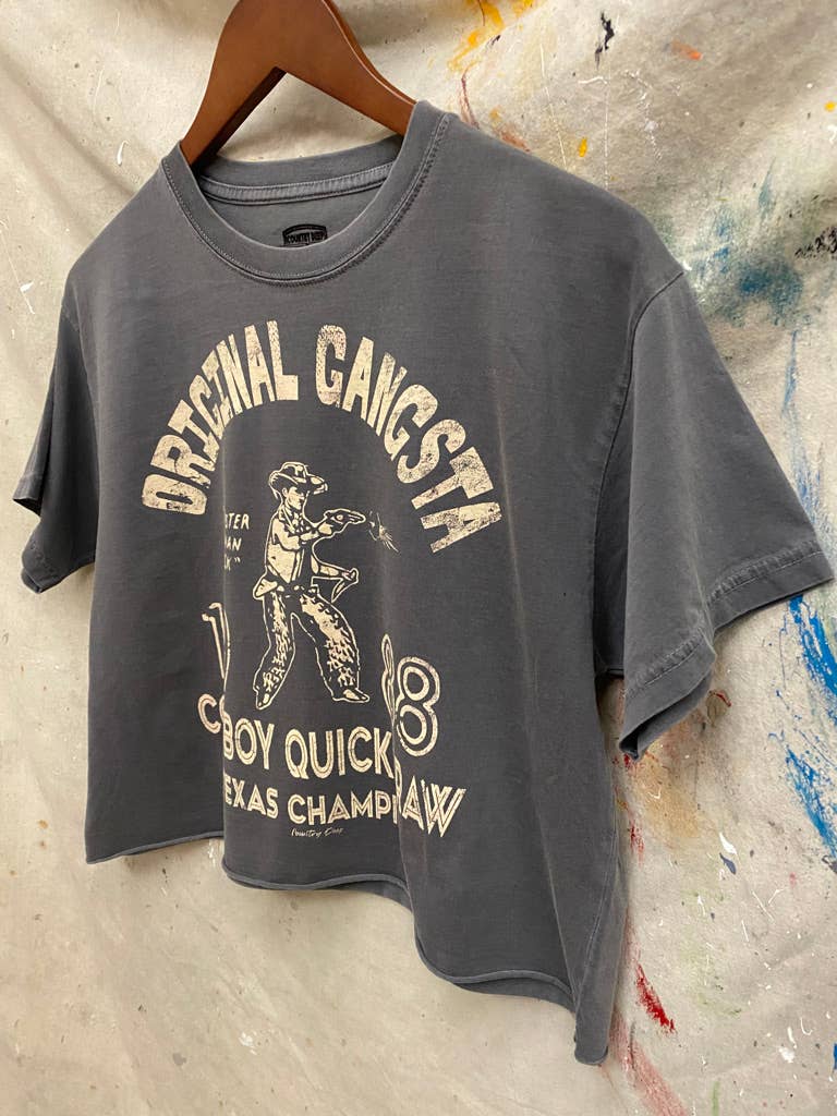 Original Gangsta Relaxed Crop Tee