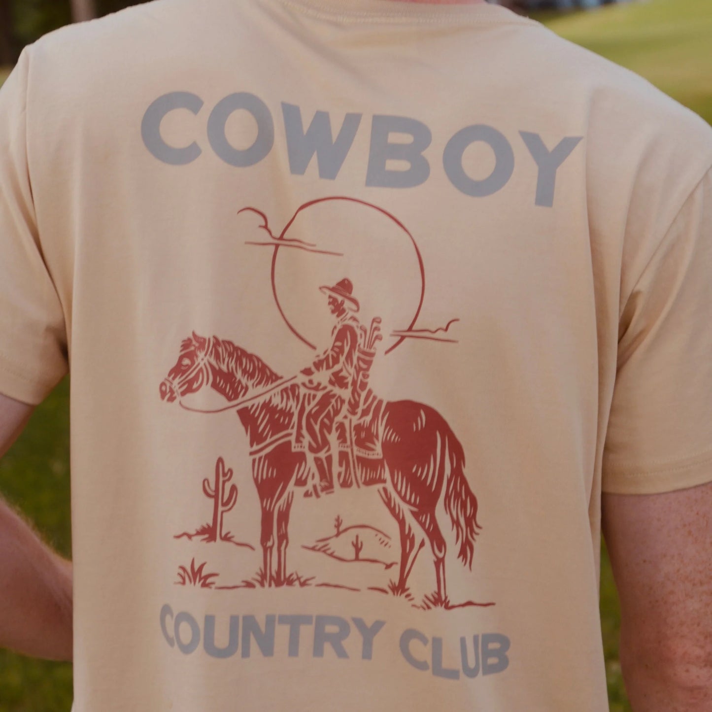 Course Record Cowboy Tee (Red)