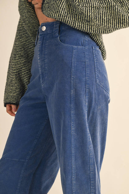 BLUE SKIES-CORDUROY WIDE LEG PANTS