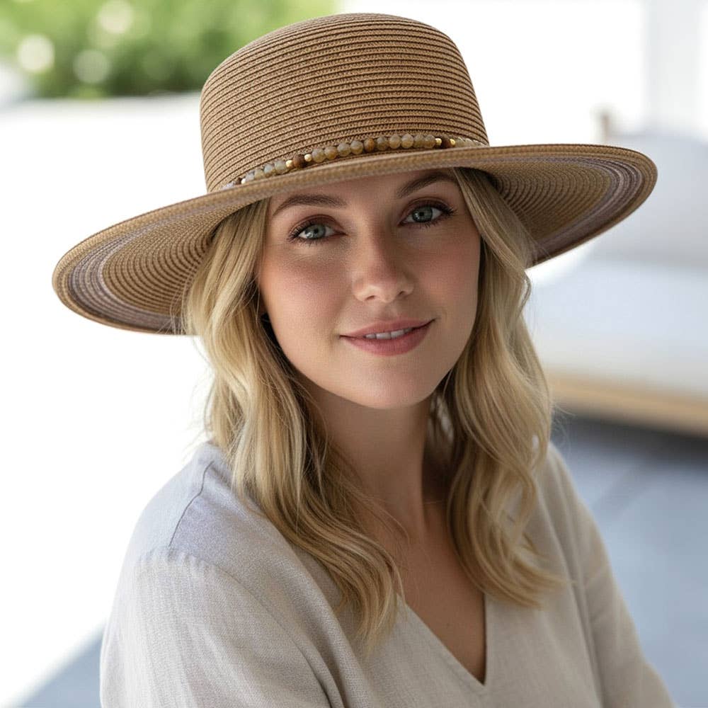 Straw Wide Brim Sun Hat
