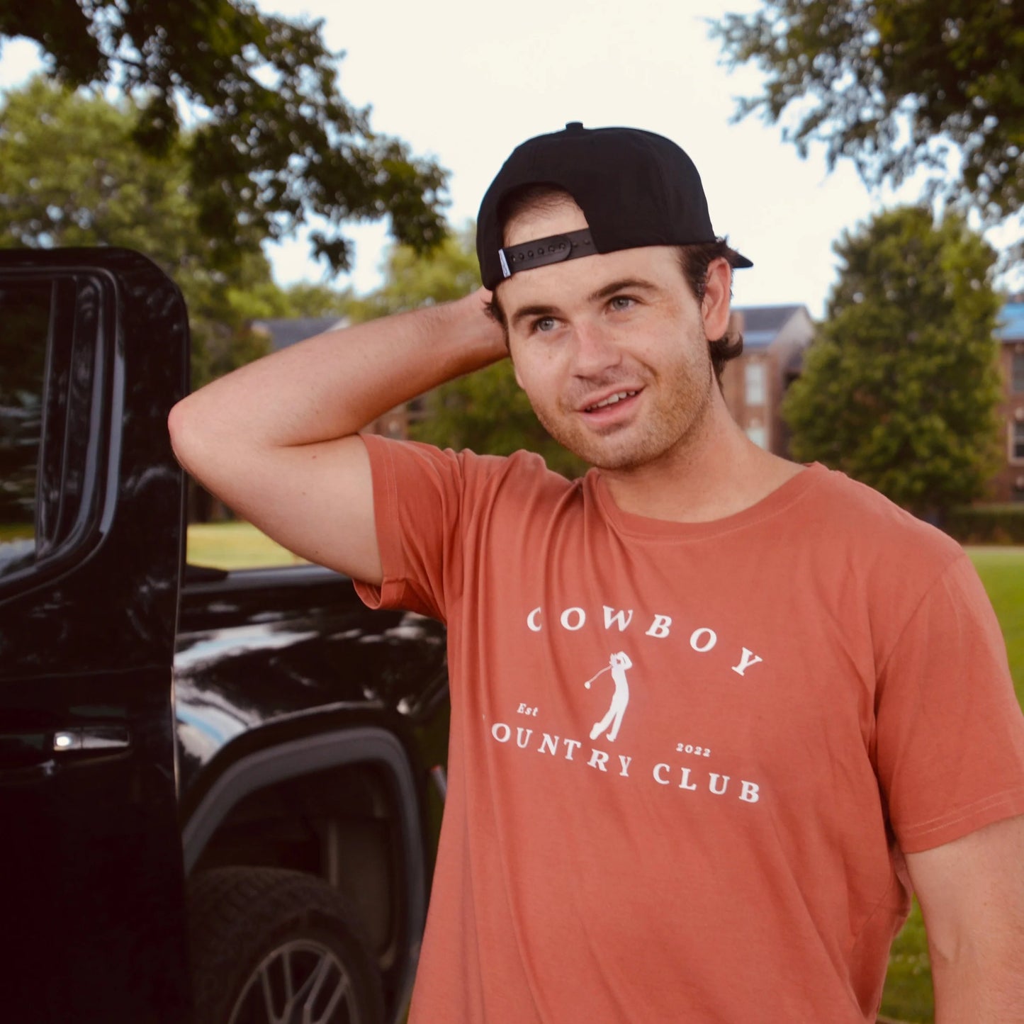 Golfer Logo Tee (Brick)