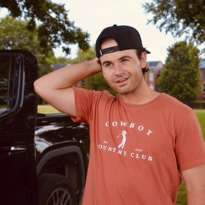 Golfer Logo Tee (Brick)