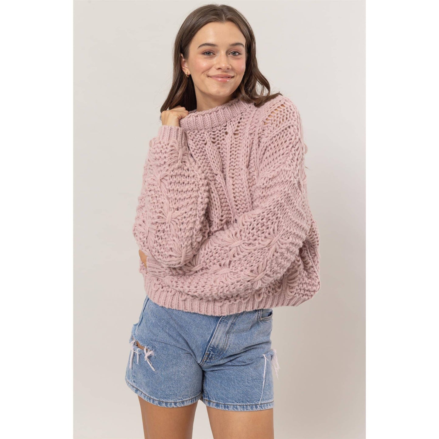 Chunky Cable Knit Sweater